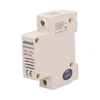 Orno - Wired Doorbell on a DIN rail Rail Material